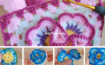 How to Create Stunning 3D Crochet Flower Motifs Easily